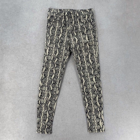 Wild Fable Pants Womens Size 2 High Rise‎ Skinny Stretch Snake Print - Picture 1 of 14
